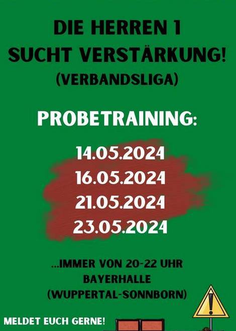 Herren 1 - Spielersuche ©2024 Herren 1